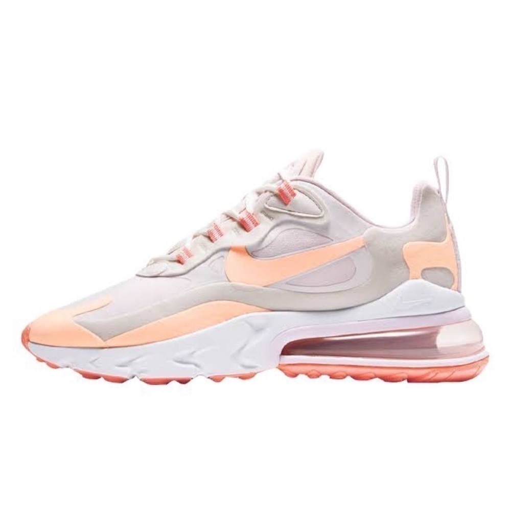 NIKE AIR MAX 270 REACT Summit White Sneaker SZ.7.5​​​​​​​​​​​​
